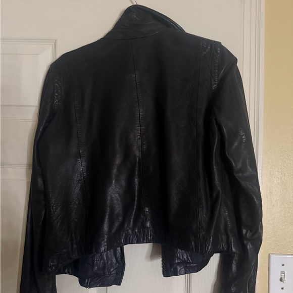 Black Leather Jacket - Picture 3 of 3